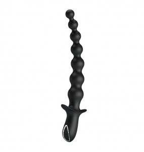 Pretty Love - RIGDON Anal Bead Massager (Chargeable - Black)